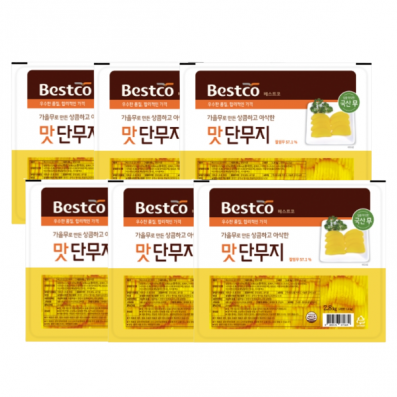 [대량구매특가] 베스트코 맛(반달) 단무지 2.8kg